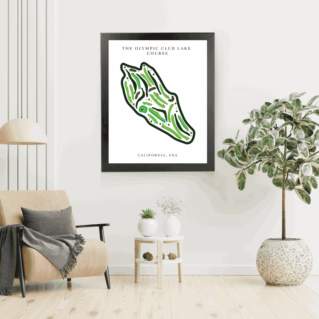 The Olympic Club Lake Course, Golf Course Print, California