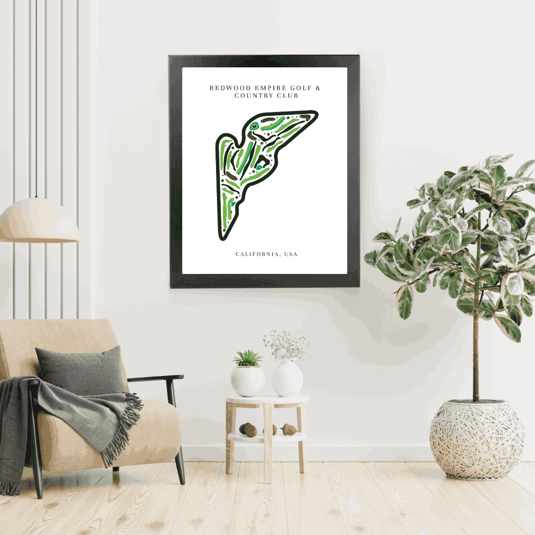 Redwood Empire Golf & Country Club, Golf Course Print, California