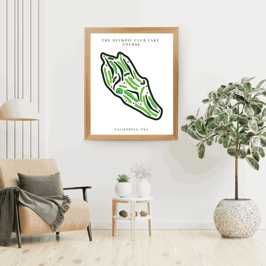 The Olympic Club Lake Course, Golf Course Print, California