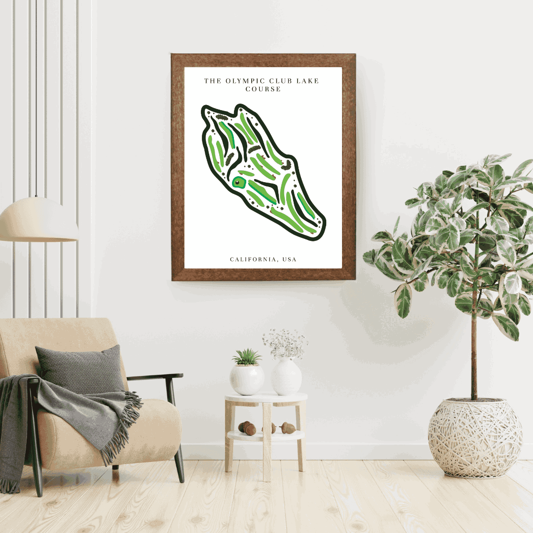 The Olympic Club Lake Course, Golf Course Print, California