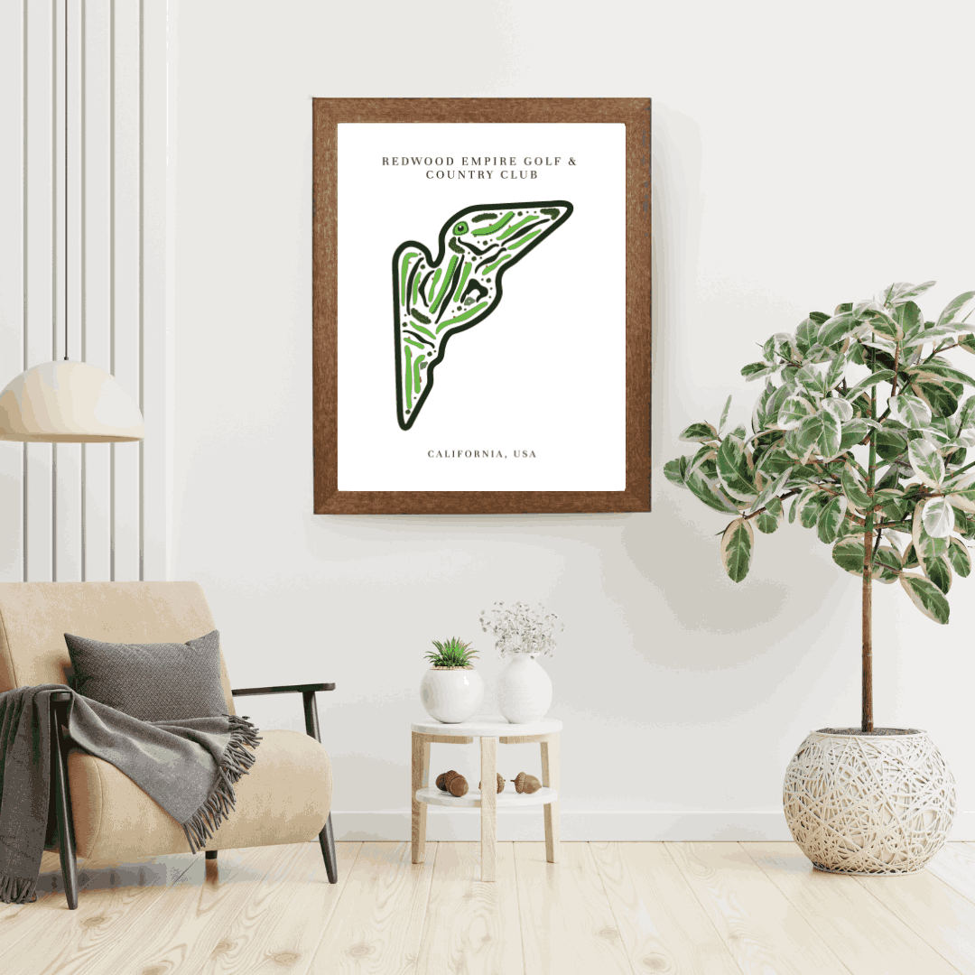 Redwood Empire Golf & Country Club, Golf Course Print, California