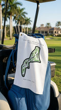 Oak Hill Country Club East Course Golf Course Print Towel New York | Golf Course Print Towels | Golf Course Microfiber image 0
