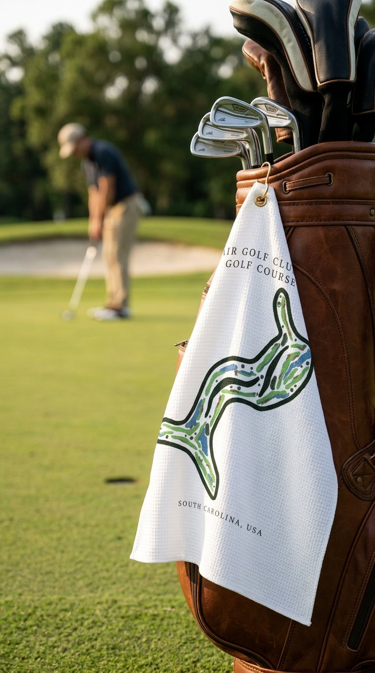 Belfair Golf Club East Golf Course South carolina  | Golf Course Print Towels | Golf Course Microfiber image 1