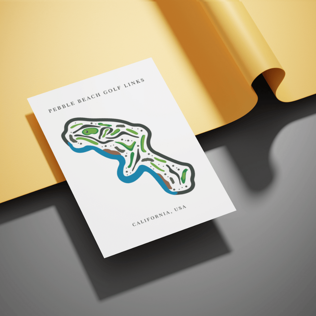 Pebble Beach Golf Links, Golf Course Print, California