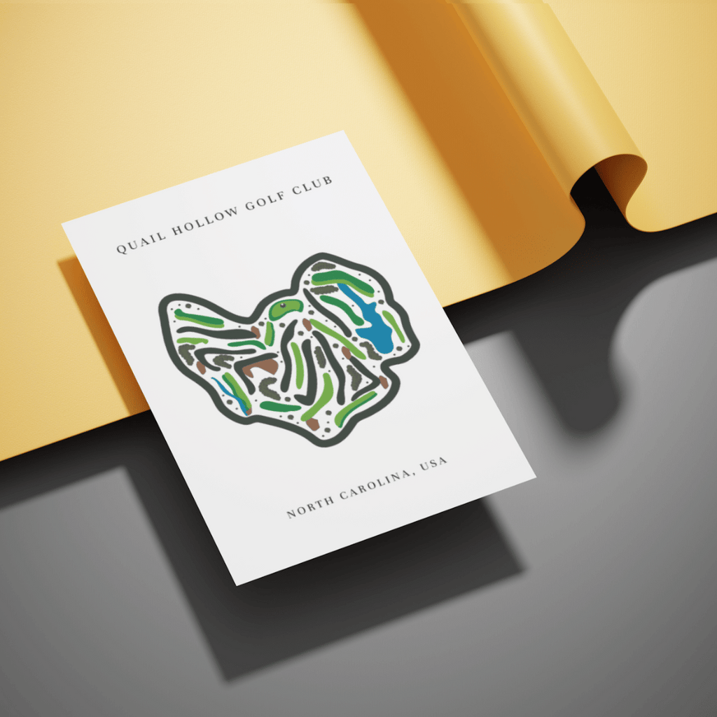 Quail Hollow Golf Club, Golf Course Print, North Carolina