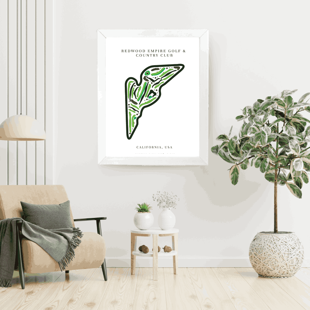 Redwood Empire Golf & Country Club, Golf Course Print, California
