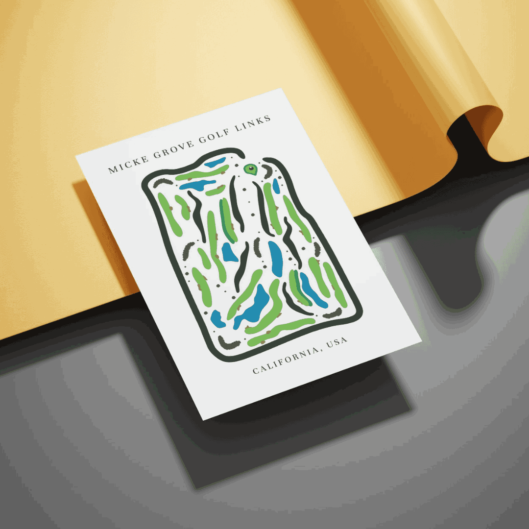 Micke Grove Golf Links, Golf Course Print, California