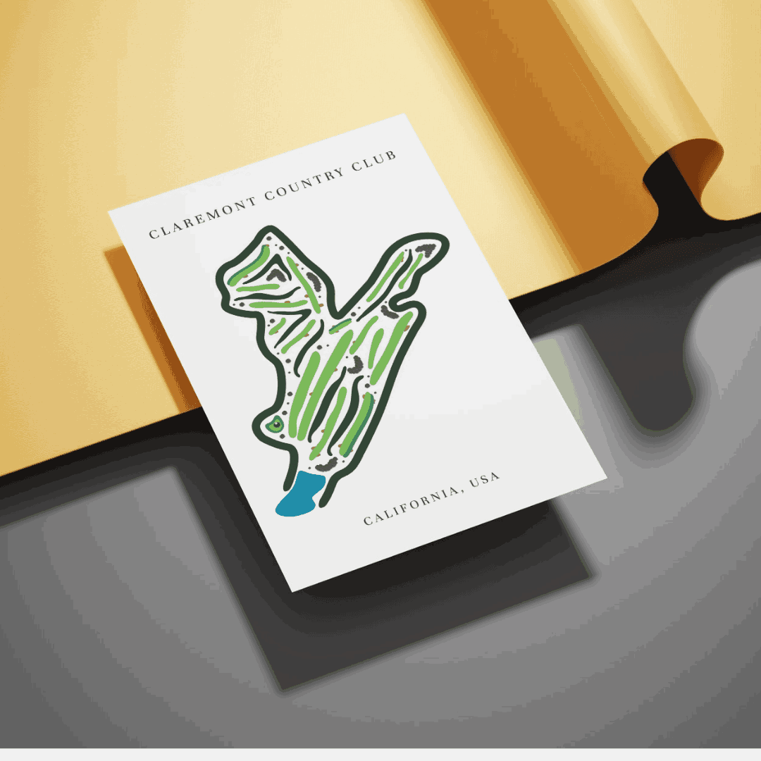 Claremont Country Club, Golf Course Print, California