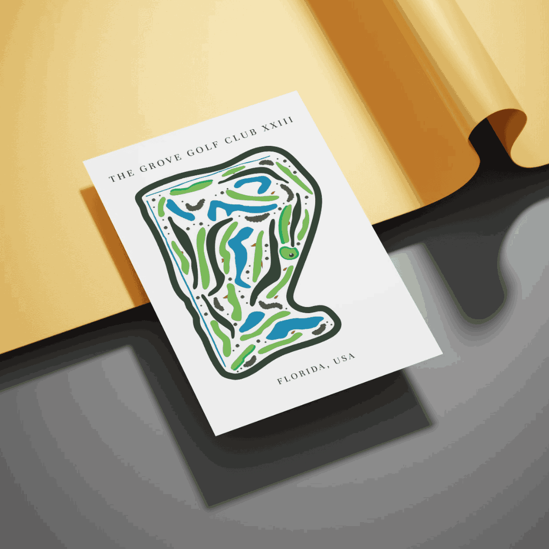 The Grove Golf Club XXIII, Golf Course Print, Florida