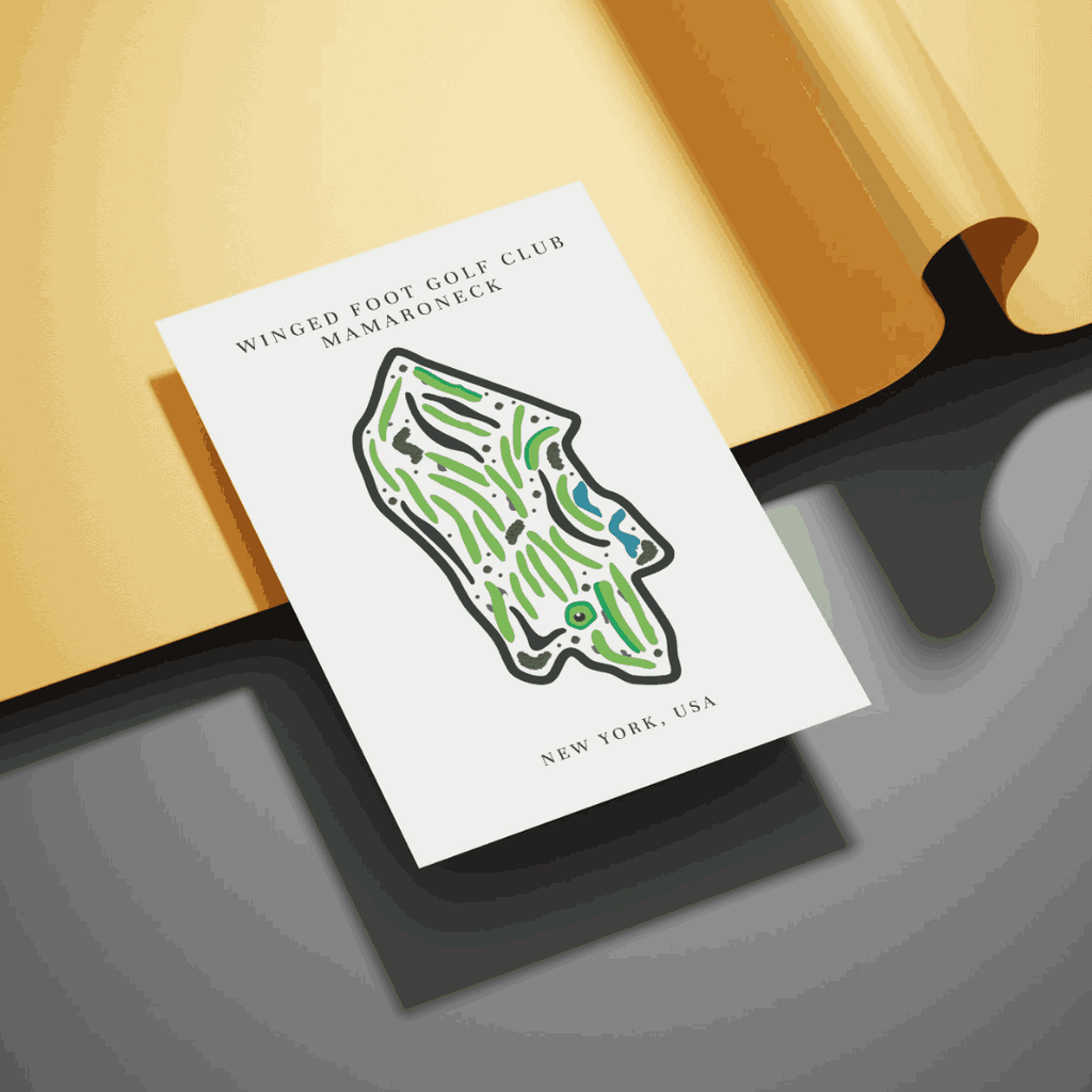 Winged Foot Golf Club, Golf Course Print, New York