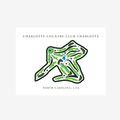 Charlotte Country Club Golf Course Print, North Carolina
