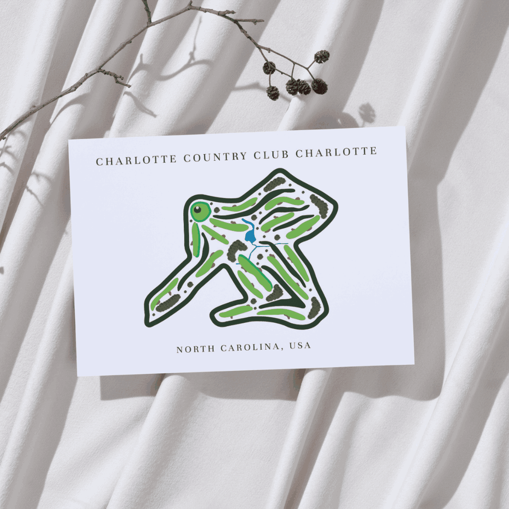 Charlotte Country Club Golf Course Print, North Carolina