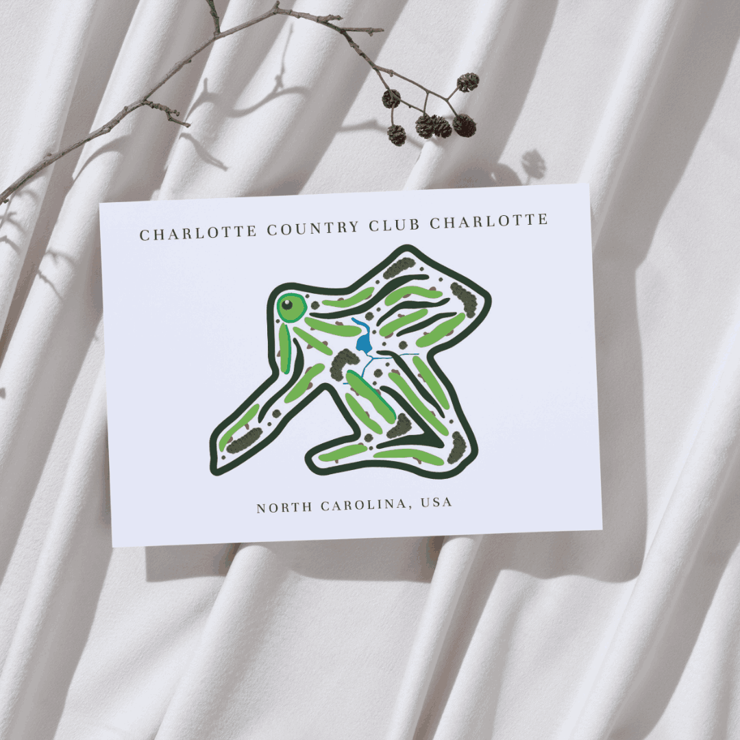 Charlotte Country Club Golf Course Print, North Carolina