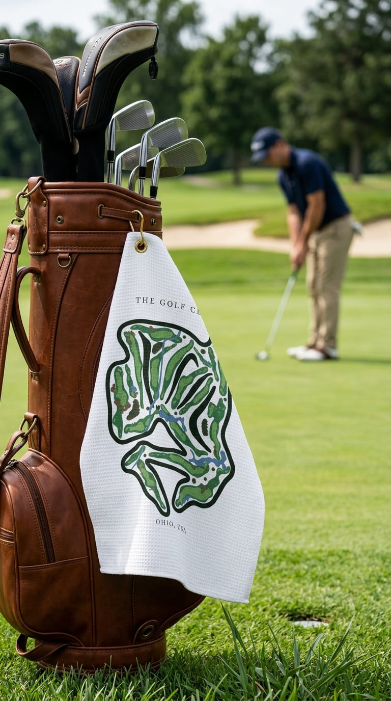 The golf club Ohio | Golf Course Print Towels | Golf Course Microfiber