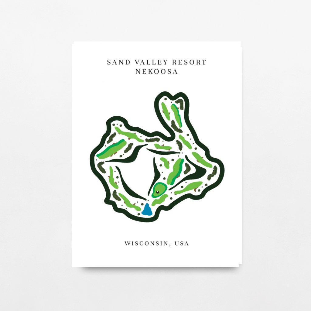 Sand Valley Resort Nekoosa, Golf Course Print, Wisconsin