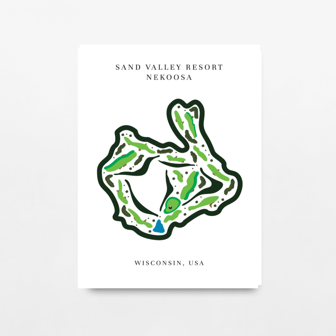 Sand Valley Resort Nekoosa, Golf Course Print, Wisconsin