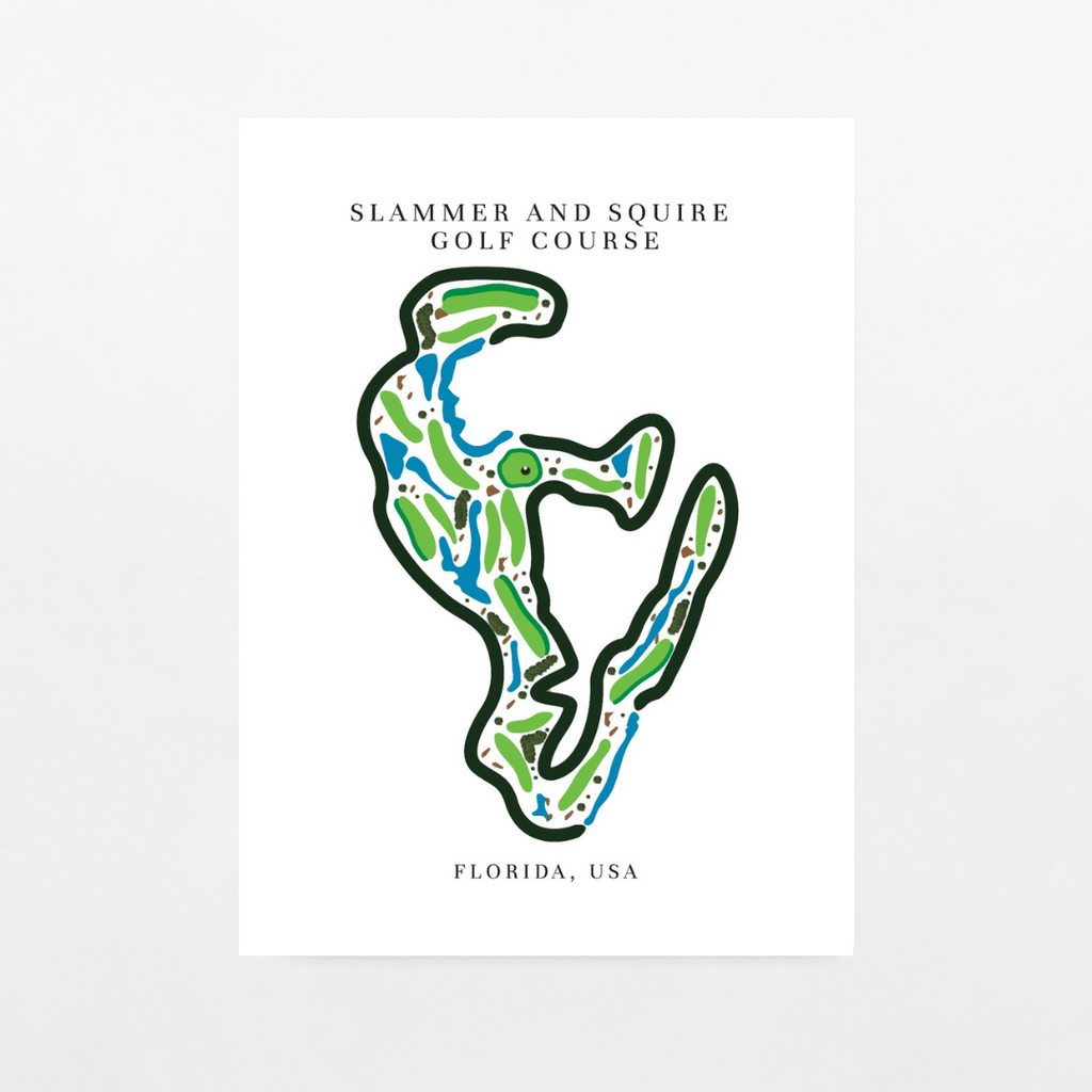 Slammer and Squire Golf Course Print, Florida