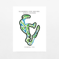Slammer and Squire Golf Course Print, Florida