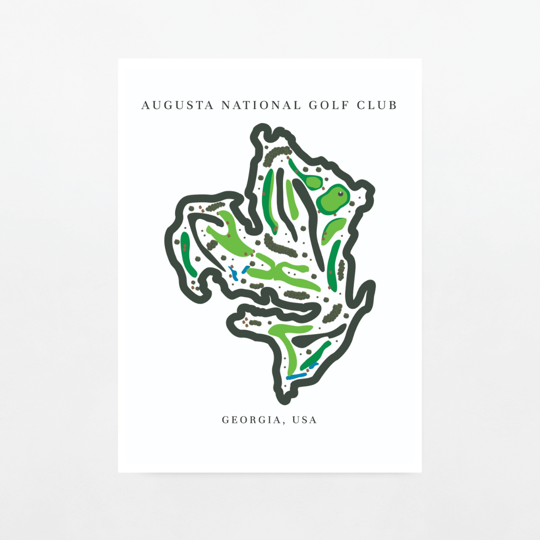 Augusta National Golf Club, Golf Course Print, Georgia