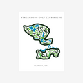 Streamsong Golf & Club house, Golf Course Print, Florida