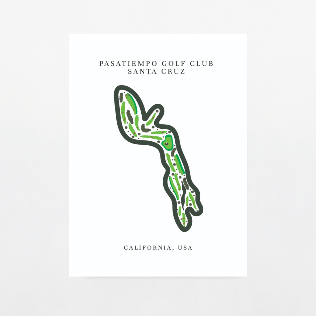 Pasatiempo Golf Club, Golf Course Print, California