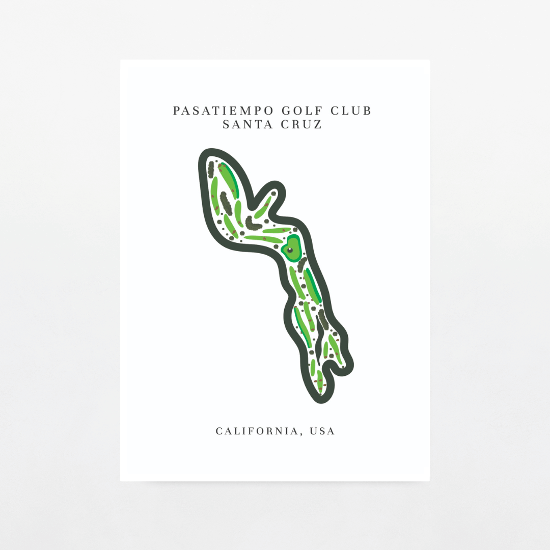 Pasatiempo Golf Club, Golf Course Print, California