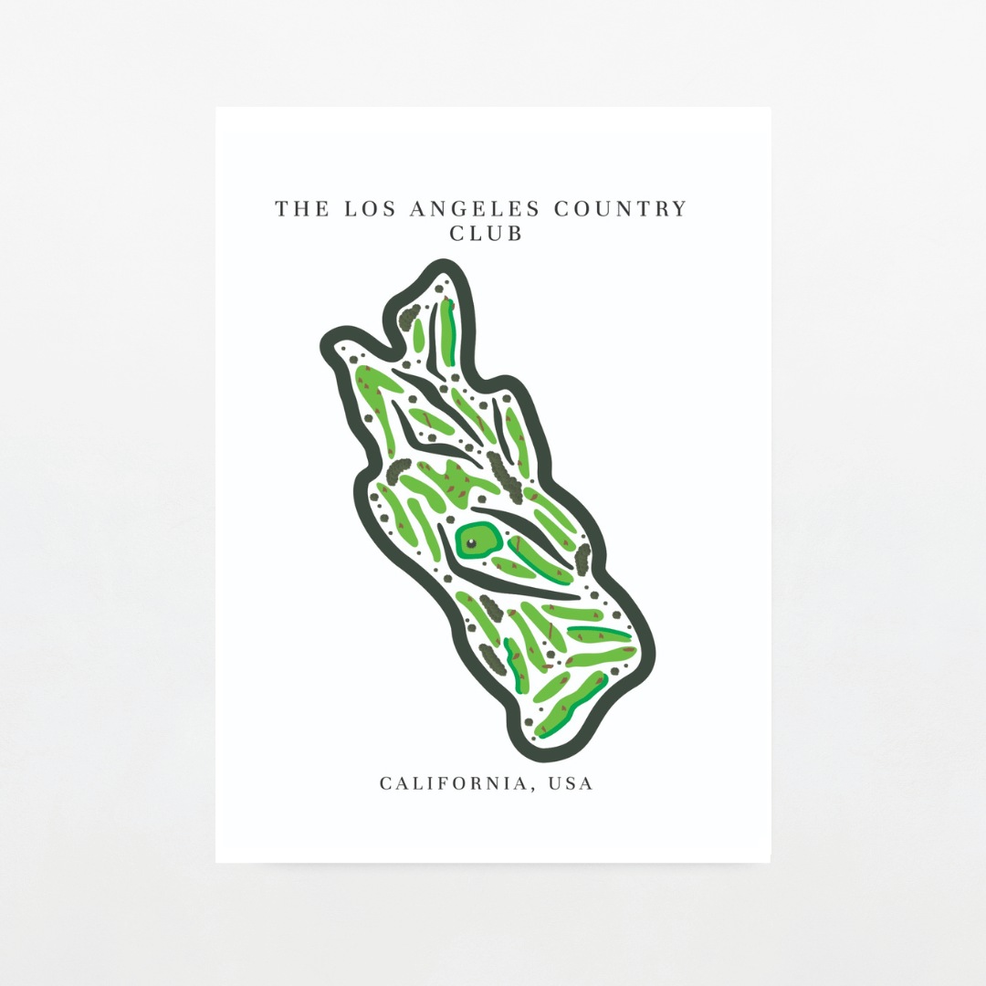 The Los Angeles Country Club, Golf Course Print, California