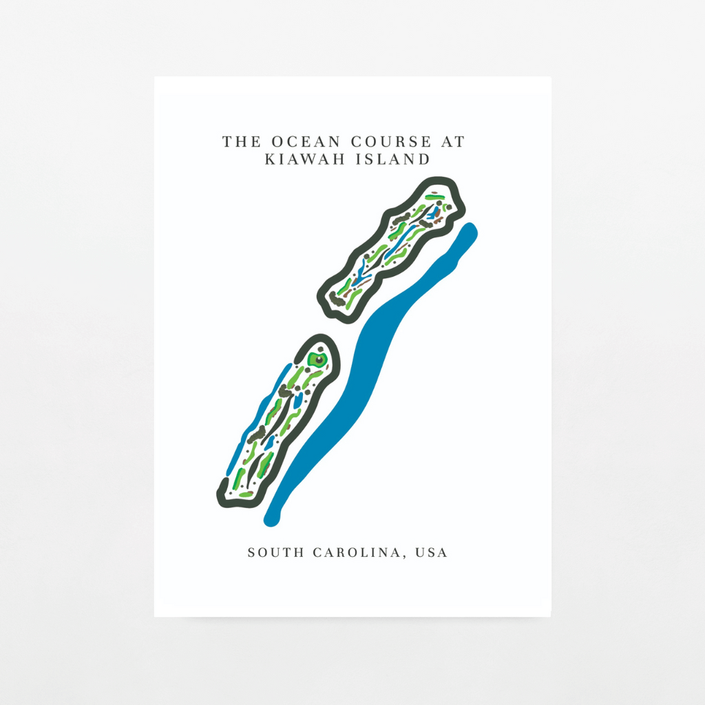 Ocean Course at Kiawah Island, Golf Course Print, South Carolina