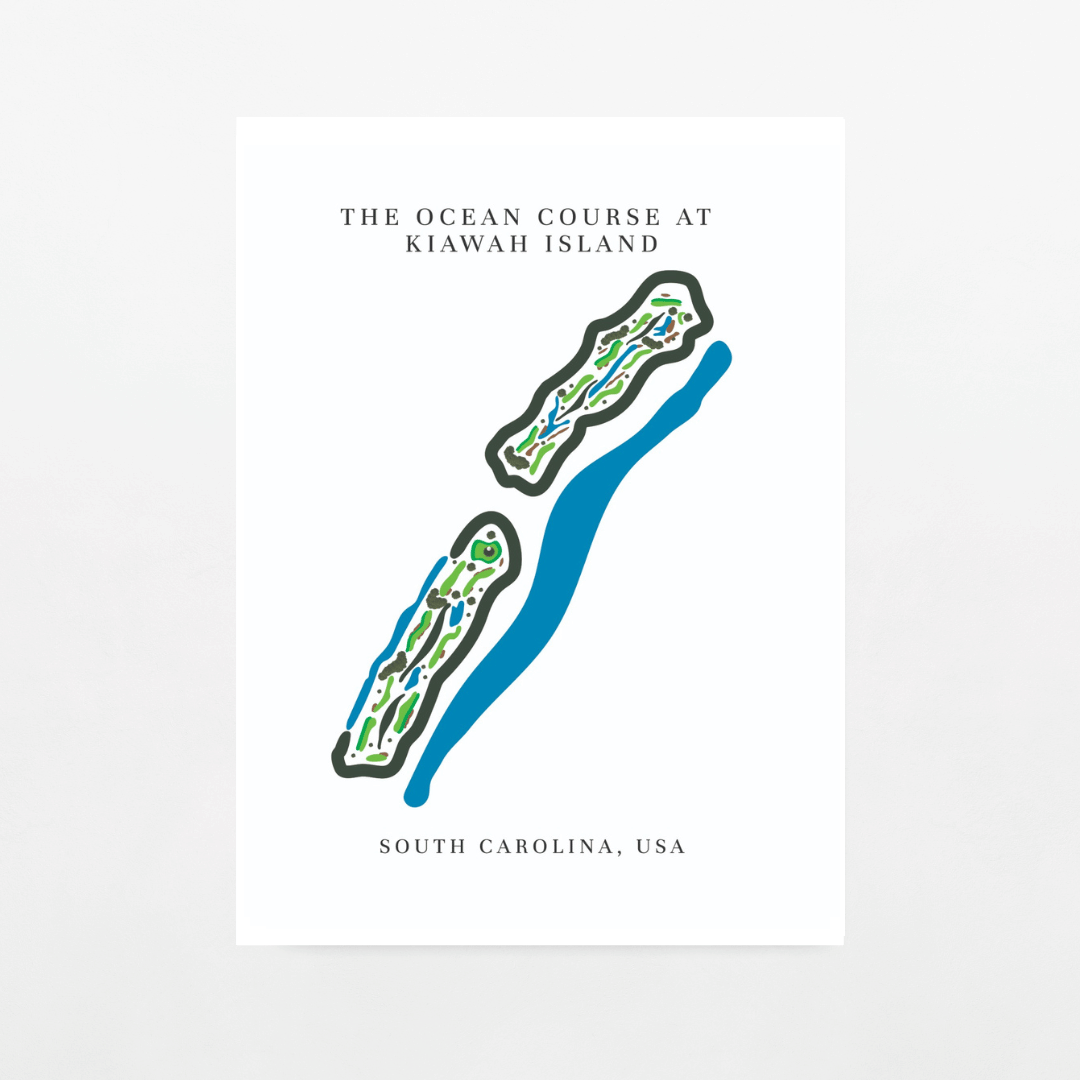 Ocean Course at Kiawah Island, Golf Course Print, South Carolina