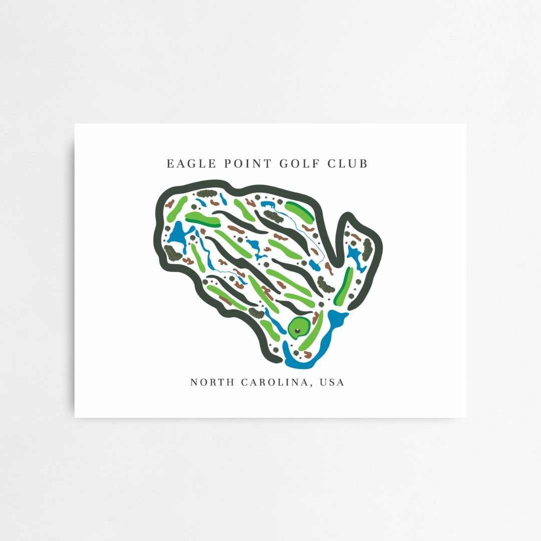 Eagle Point Golf Club, Golf Course Print, North Carolina