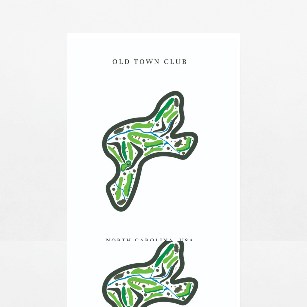 Old Town Club, Golf Course Print, North Carolina