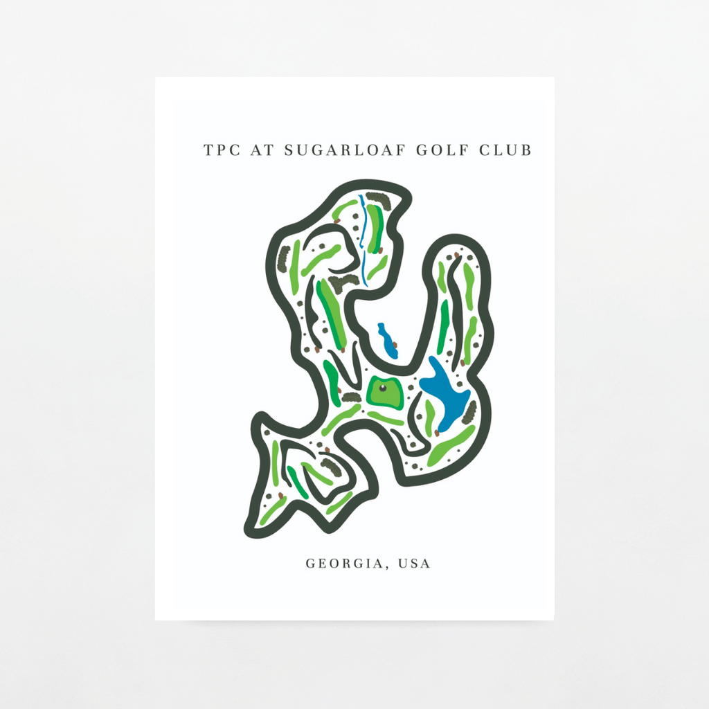TPC at Sugarloaf Golf Club, Golf Course Print, Georgia