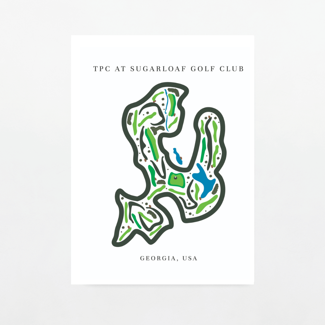 TPC at Sugarloaf Golf Club, Golf Course Print, Georgia