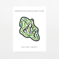 Shinnecock Hills Golf Club, Golf Course Print, New York