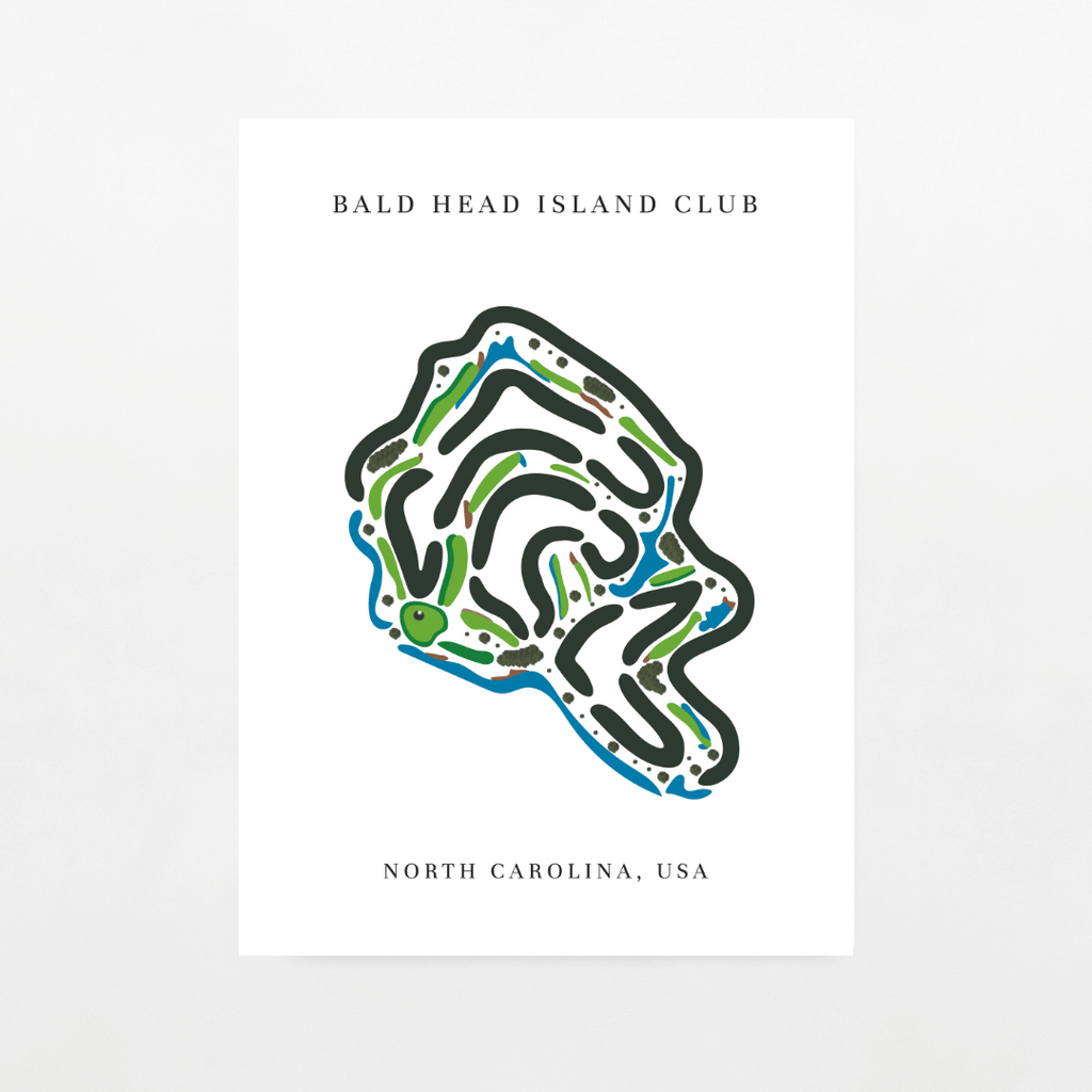 Bald Head Island Club, Golf Course Print, North Carolina