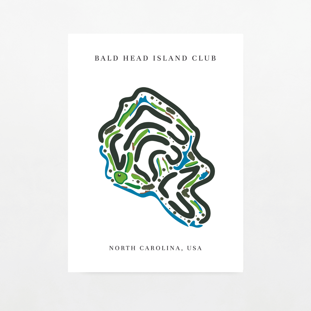 Bald Head Island Club, Golf Course Print, North Carolina