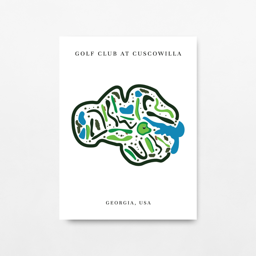 Cuscowilla Golf Club, Golf Course Print, Georgia