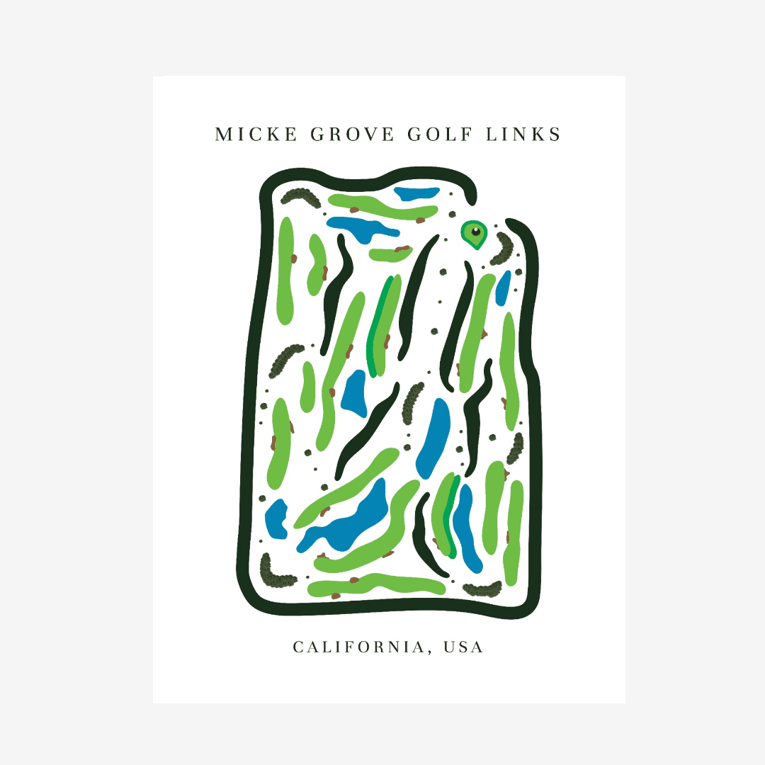 Micke Grove Golf Links, Golf Course Print, California