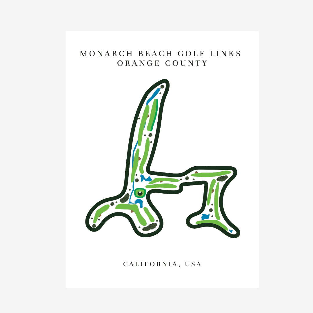 Monarch Beach Golf Links, Golf Course Print, California
