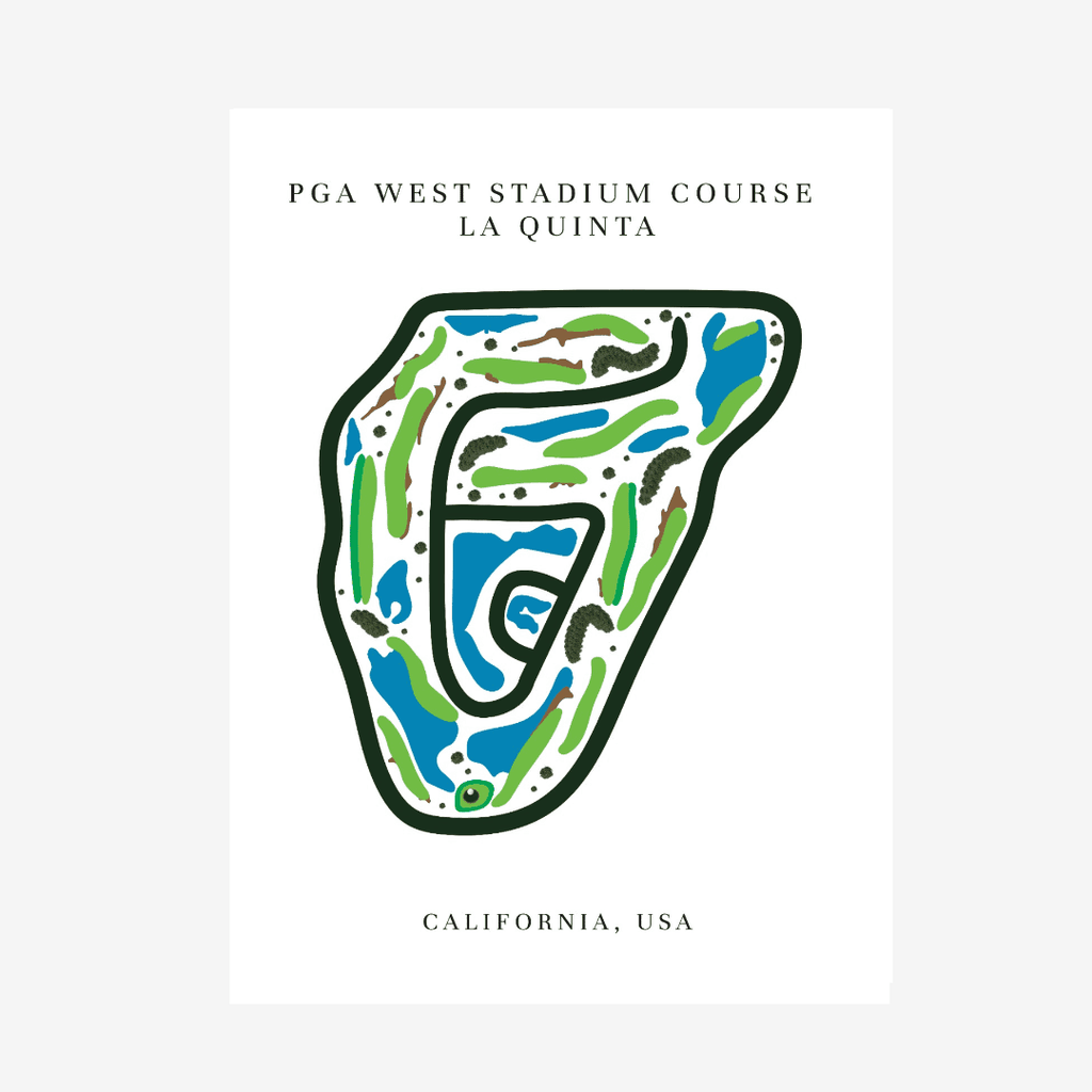 PGA West Stadium Course, Golf Course Print, California