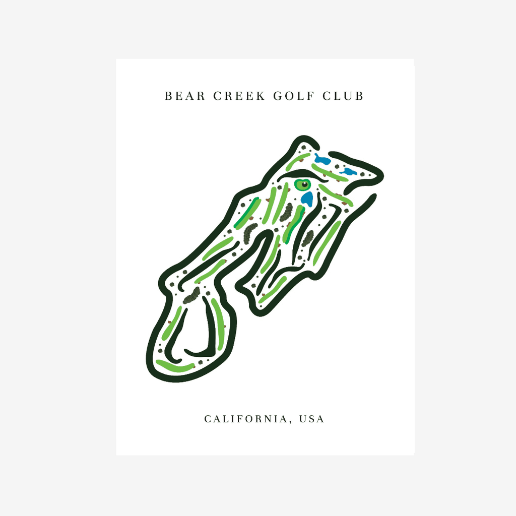 Bear Creek Golf Club, Golf Course Print, California