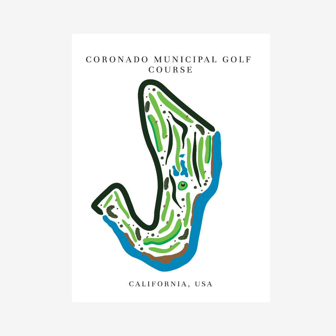 Coronado Municipal Golf Course Print, California