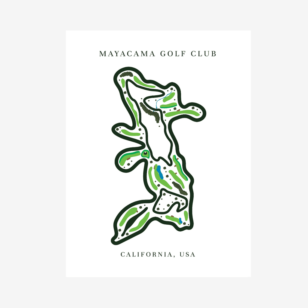 Mayacama Golf Club, Golf Course Print, California