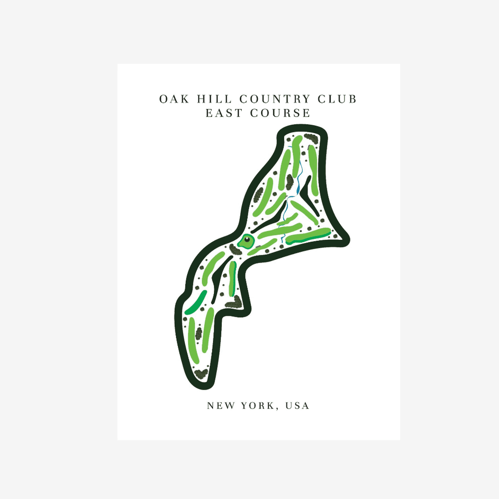 Oak Hill Country Club East, Golf Course Print, New York