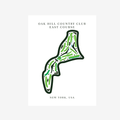 Oak Hill Country Club East, Golf Course Print, New York