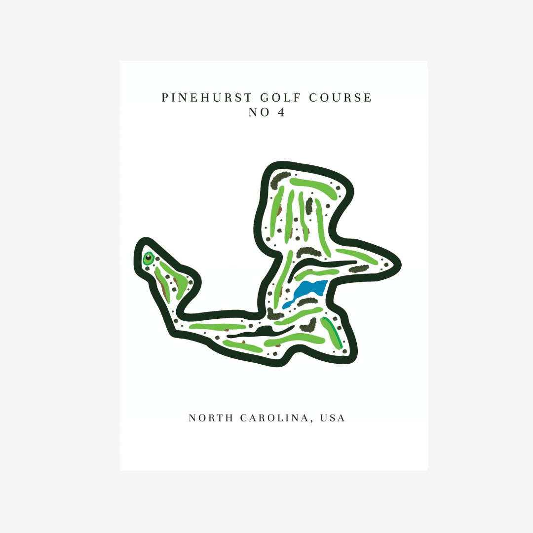 Pinehurst Golf Course Print No. 4, North Carolina