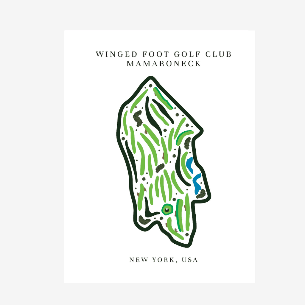 Winged Foot Golf Club, Golf Course Print, New York