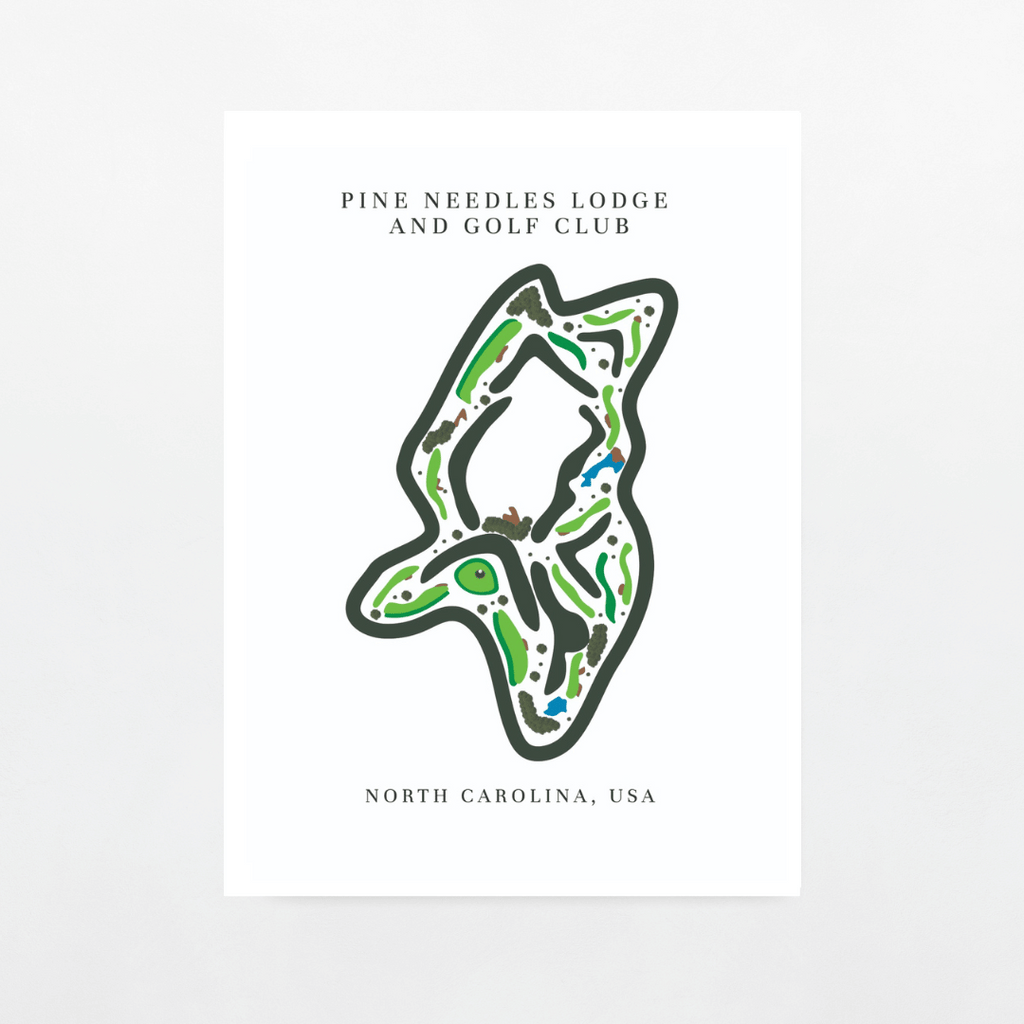 Pine Needles Lodge & Golf Club, Golf Course Print, North Carolina