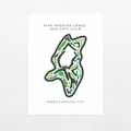 Pine Needles Lodge & Golf Club, Golf Course Print, North Carolina
