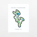 Bay Hill Club Golf Course Print, Florida, Golf Map Artworks